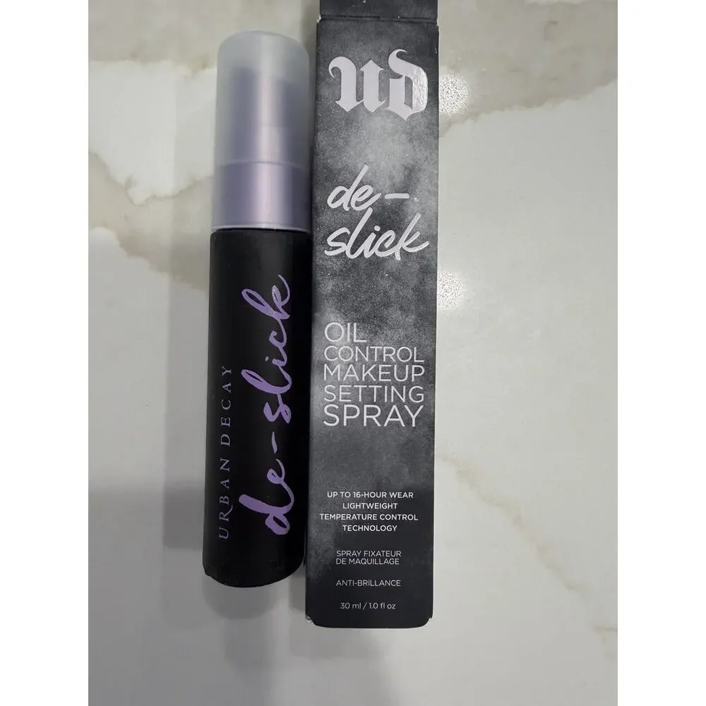 Urban Decay De-Slick Oil Control Makeup Setting Spray 30ml 1oz New In Box